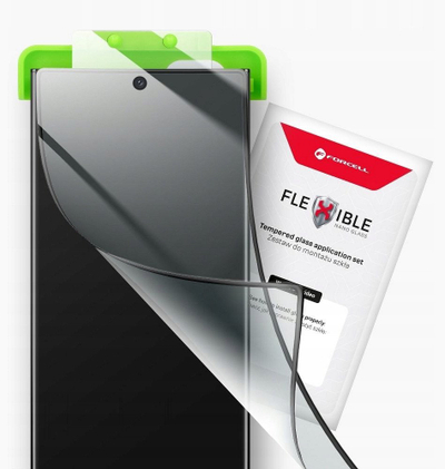 Xham mbrojtës Forcell Flexible 5D Hybrid, për iPhone 15, 0.3mm, i zi