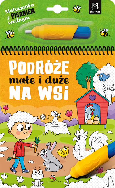 Libër ngjyrosës me ujë Usborne, Small and Big Journeys In the Countryside, për fëmijë