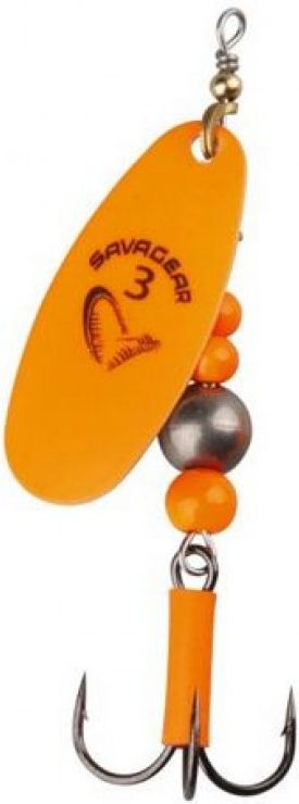 Karrem artificial Savage Gear Caviar Spinner #2, 6g, portokalli (42309)