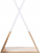 Raft lodrash Atmosphera Children's Tipi, prej druri pishe, për dhomë fëmijësh, ngjyrë natyrale