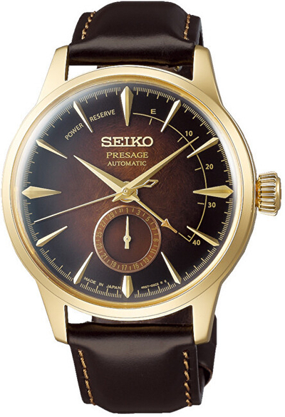 Orë dore Seiko Presage Cocktail Time Old Fashioned SSA392J1