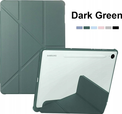 Mbulesë tableti Samsung Galaxy Tab S10 Ultra me stand, jeshile