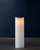 Qiri dekorativ LED Sirius Candle Sara, 25 cm, i bardhë