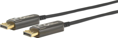 Kabllo DisplayPort Microconnect DP-MMG-2000V1.4OP, 1.4, 20 m, e zezë