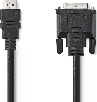 Kabllo HDMI në DVI Nedis CCGB34800BK30, 3m, DVI‑D 24+1, i zi
