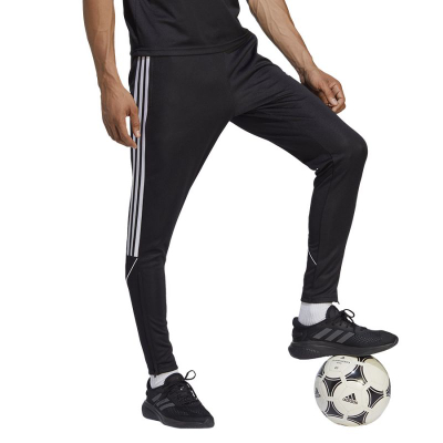Pantallona sportive adidas Tiro 23 Competition për burra HS7232, poliestër i riciklum, teknologji AEROREADY, të zeza
