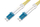 Digitus Fiber Optic Patch Cord, LC (APC) до LC (PC), SM OS2, 2 m