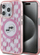 Maskë telefoni Karl Lagerfeld IML Monogram Karl &amp; Choupette MagSafe, për iPhone 15 Pro 6.1", rozë