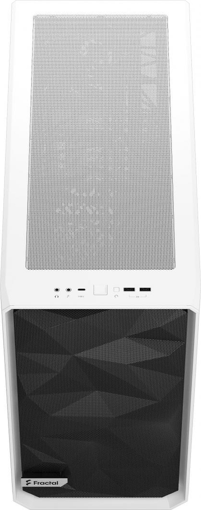 Kasë Fractal Design Meshify 2 TG Clear Tint, e bardhë, Midi Tower