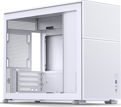 Kase kompjuteri Jonsbo D31 Mesh, Micro ATX, panel xhami, e bardhë