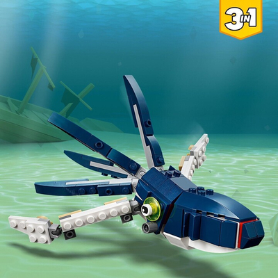 Lodër LEGO Creator 31088 Creatures from the depths of the seas