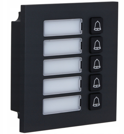 Modul tastiere Dahua VTO4103FB-MB5, 5 butona, i zi