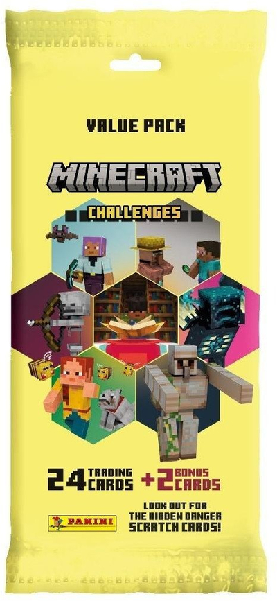 Pako letra koleksioni Panini Minecraft Manga and Comic Fat Pack, 26 letra, shumëngjyrëshe