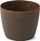 Vazo dekorative Magnolia ECO Jumper, 11 cm diametër, plastike, ngjyrë espresso
