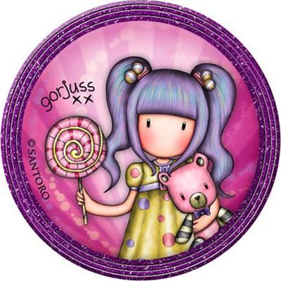 Set shkollor Santoro Gorjuss Fairground, me penar transparent, me fletore spirale dhe aksesore shkolle, lejla
