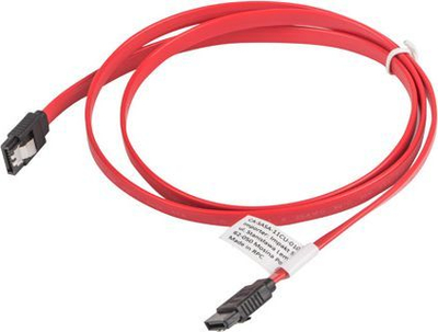 Kabllo Lanberg SATA DATA III (CA-SASA-11CU-0100-R), 1m, e kuqe