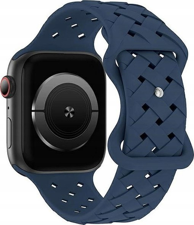 Rrip ore Beline për Apple Watch, silikon i endur 42/44/45/49mm, blu e errët