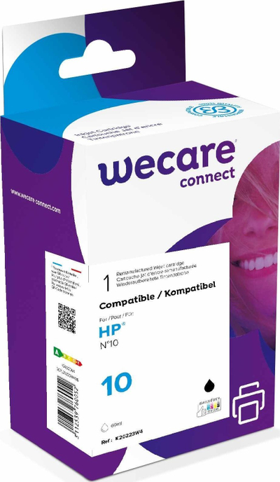 Patron bojë Wecare C4844AE, 69ml, i zi, shkon me HP 10B
