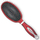 Furçë flokësh Top Choice Wide Brush, e gjerë, argjend me burgundy