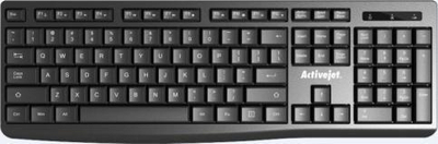 Tastierë wireless Activejet K-3803SW, RF 2.4 GHz, me numpad, e zezë