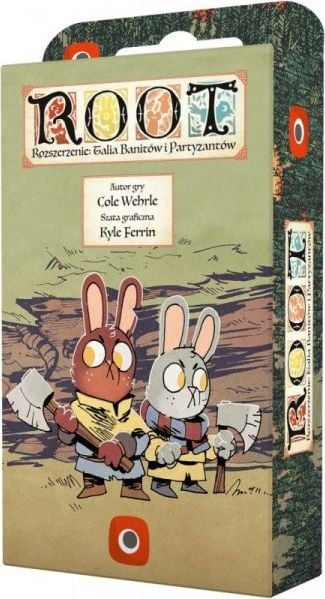 Zgjerim loje tavoline Portal Games Root Deck of Exiles and Partisans, 54 letra, për lojën Root