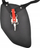 Rrip shpatulle për trimmer Hecht 000104, ergonomik, i zi me të kuqe