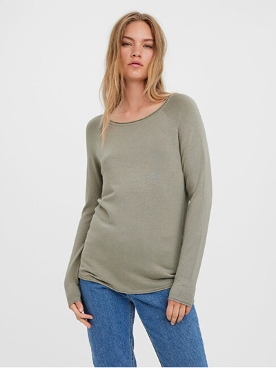 Triko Vero Moda VMNELLIE Relaxed Fit 10220902 Laurel oak