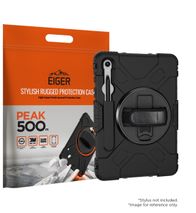 Mbështjellës tablet Eiger Peak 500m, për Samsung Tab S10 FE, mbrojtje e fortë, i zi