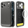 Këllëf telefoni Spigen Rugged Armor MagSafe, për iPhone 17 Pro Max, i fortë, gri