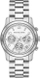 Orë dore për femra Michael Kors Runway Chronograph, e argjendtë