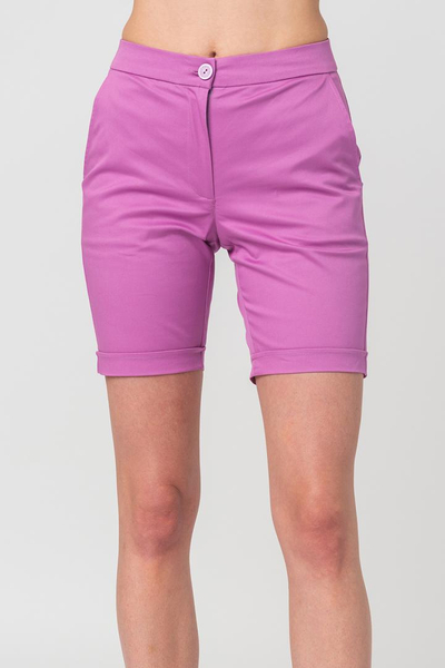 Pantallona të shkurtra për gra Pegas, casual, madhësia XS, lila