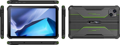Tablet Oukitel RT3, 8", 4GB RAM, 64GB, IP68, i zi me jeshile