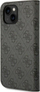 Mbulesë libri Guess 4G Metal Camera Outline për iPhone 14, PC TPU, e zezë
