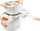 Set enësh kampingu GSI Glacier Stainless Base Camper Medium, inoks, 3L, argjendtë