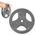 Disk peshe Eb Fit Hammertone, 15 kg, me vrimë 28 mm, gri