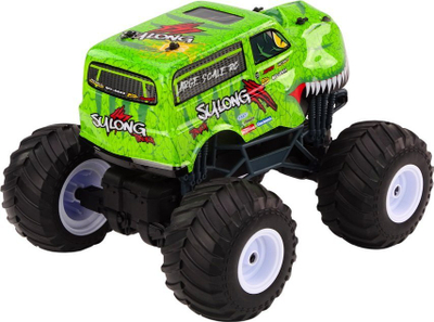 Makina garuese me telekomandë LEAN Toys Sulong Truck, off-road, shkalla 1:12, jeshile