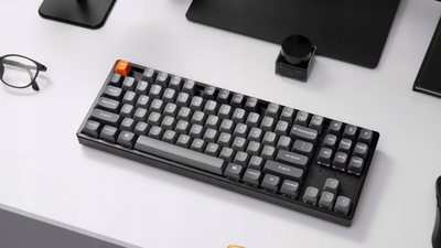 Tastierë wireless mekanike gaming Keychron K8 Max, TKL, Bluetooth USB, RGB