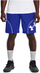 Shorts basketbolli për meshkuj Under Armour Perimeter, material i lehtë, tharje e shpejtë, blu
