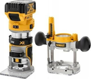 Фреза за рундање Dewalt DCW604P2, 18V, 2 батерии 5.0Ah, жолта