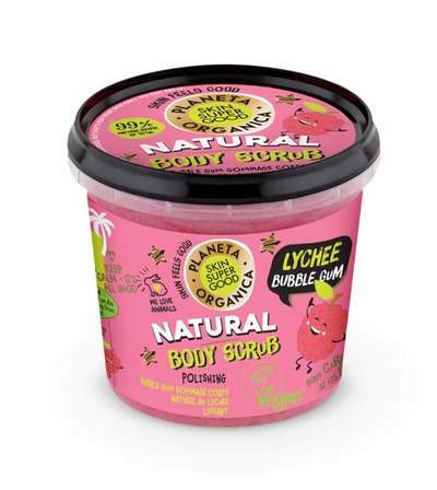 Skrab për trup Organic Shop Natural Body Scrub Bubble Gum, 360ml