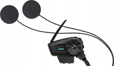 Sistem komunikimi për kaskë Sena Spider ST1 Mesh, Bluetooth 5.1, Twin Set, i zi