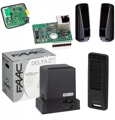 Motor për portë me rrëshkitje FAAC Delta 2 SMART 740, deri 500 kg, me Wi‑Fi LAN BLE