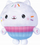 Lodër plushe Universal Cakey Cat, 25 cm, shumëngjyrëshe