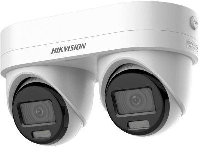 Kamerë IP Hikvision DS-2CD2346G3D-IZ2UY/SL, 4MP, Dual-lens, e bardhë