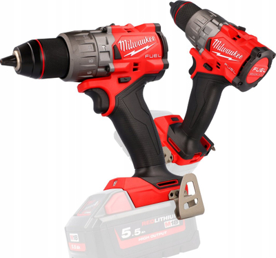 Çekiç elektrik Milwaukee 18V 5Ah, pa kabllo, i kuq