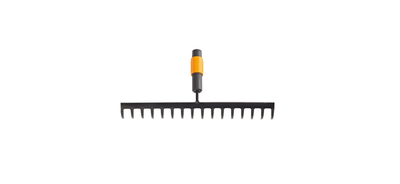 Grabujë metalike Fiskars, me 16 dhëmbë, zezë/ portokalli