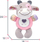 Pelush interaktiv WOOPIE Lullaby Bull 42639, me ninulla dhe drita, 26 cm, rozë