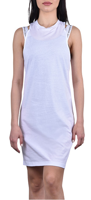 Fustan Calvin Klein KW0KW00709 -143 PVH, i bardhë S