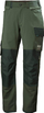 Pantallona pune Helly Hansen Oxford 4X për burra, me përforcim te gjuri, jeshile e errët