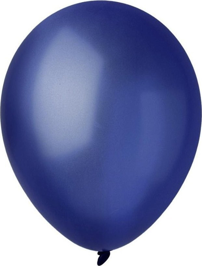 Balona metalike Decomex Midnight Blue, 11", 100 copë, blu e errët